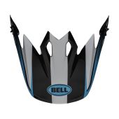 BELL MX-9 MIPS Helmschild Dash BWeiß/Blau/Rot