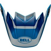BELL Moto-9S Flex Ersatz-Helmschild - Rail Glanz Blau/Weiss