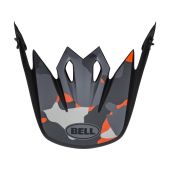 BELL MX-9 Helmschild Presence Orange Camo