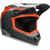 Bell Mx-9 Mips Motocross-Helm Dart Glanz Charcoal/Orange