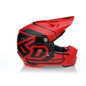 6D Motocross-Helm Atr-2 Torque Rot Glänzend