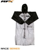 RFX Race Regenmantel lang (Clear/Schwarz) Size Adult Medium