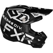 FXR 6D Atr-2 Race Div Motocross-Helm Schwarz