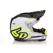 6D Motocross-Helm Atr-2 Delta Neon Gelb Matte