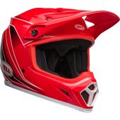 Bell Mx-9 Mips Motocross-Helm Zone Glanz Rot