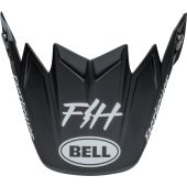 BELL Moto-9S Flex Ersatz-Helmschild - Fasthouse MC Core Matt Schwarz/Gelb