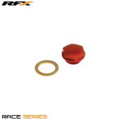 RFX Race Öleinfüllschraube (Orange) - KTM SX65 Austausch der Ölsichtschraube