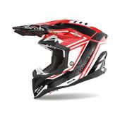 Airoh Motocross-Helm Aviator 3 League Rot