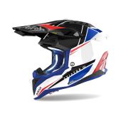 Airoh Motocross-Helm Aviator 3 Push Weiß