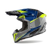 Airoh Motocross-Helm Aviator 3 Push Grau