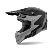 Airoh Motocross-Helm Wraap Reloaded Grau