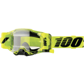 100% Motocross-Brille Armega forecast nuclear citrus transparent