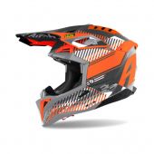 Airoh Motocross-Helm Aviator 3 Wave Flat Orange