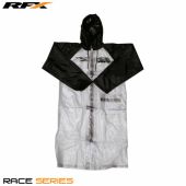 RFX Race Regenmantel lang (Clear/Schwarz) Size Adult XLarge