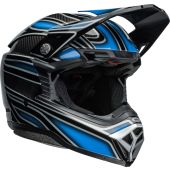 Bell Moto-10 Spherical Motocross-Helm Webb Marmont Glanz North Carolina Blau