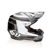 6D Motocross-Helm Atr-2 Impact Weiß