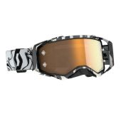 Scott Prospect Motocross-Brille Marble Schwarz Amplifier Gold Chrome