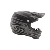 6D Motocross-Helm Atr-2 Patriot Le Schwarz Matte