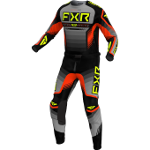 FXR Clutch Pro Mx Grau/Nuke/Fluo Gelb Motocross-Kombis