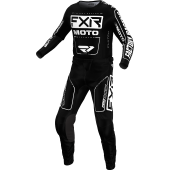 FXR Clutch Mx Schwarz/Weiss Motocross-Kombis