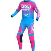 FXR Clutch Mx Cyan/E-Rosa Motocross-Kombis