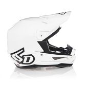6D Motocross-Helm Atr-1 Solid Gloss Weiß