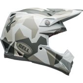 Bell Moto-9S Flex Motocross-Helm Rover Glanz Weiss Camo