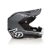 6D Motocross-Helm Atr-1 Stealth Weiß Matte