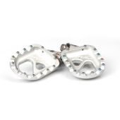 RFX Pro CNC Aluminium Trials Fußstütze (Silber) Universal - Gas Gas/Beta/Sherco/Montesa