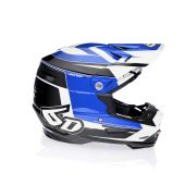 6D Motocross-Helm Atr-2 Impact Blau