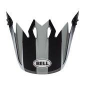 BELL MX-9 MIPS Helmschild Dash Gray/Schwarz/Weiß