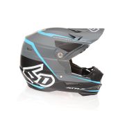 6D Motocross-Helm Atr-2 Alpha Cyan