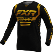 FXR Revo Mx Motocross-Shirt Schwarz/Gold