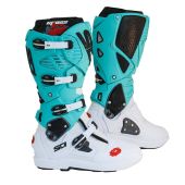 Sidi Motocross Stiefel Crossfire 3 SRS White-Mint Limited Edition