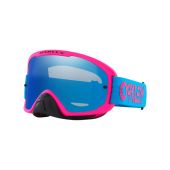 Oakley O Frame 2.0 Pro MX Motocross-Brille Blau Crackle - Schwarz Ice Iridium