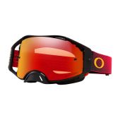 Oakley Airbrake MX Motocross-Brille Rot Flow - Prizm Torch