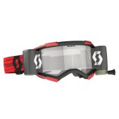Scott Fury WFS Motocross-Brille Dunkel Rot