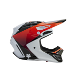 Fox Jugend V3 Streak Motocross-Helm Weiss