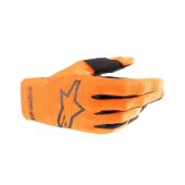 Alpinestars Jugend Motocross-Handschuhe Radar Orange/Schwarz
