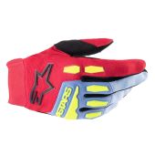 Alpinestars Motocross-Handschuhe Full Bore Blau/Rot/Schwarz