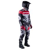 Alpinestars Racer Tactical Cast Grijs Camo Mars Rot Motocross-Kombi