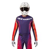 Alpinestars Motocross-Shirt Techstar Pneuma Orange/Lila