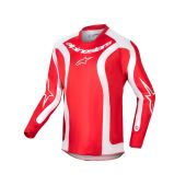 Alpinestars Jugend Motocross-Shirt Racer Lurv Rot/Weiss
