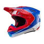 Alpinestars Motocross-Helm Sm10 Aeon Rot/Blau