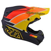 Troy Lee Designs SE4 Polyacrylite Motocross Helm Beta Blau Gelb