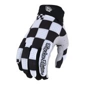 Troy Lee Designs AIR Motocross-Handschuhe für Jugend Chex Schwarz / Weiss