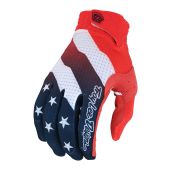 Troy Lee Designs Air Motocross-Handschuhe Stripes & Stars Rot