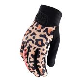 Troy Lee Designs Damen Luxe Handschuhe Leopard Bronze