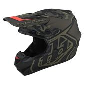 Troy Lee Designs GP Motocross-Helm Overload Camo Kaki / Grau