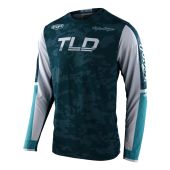 Troy Lee Designs GP Air Motocross-Shirt Veloce Camo Dunkel Blau